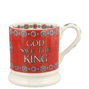 Emma Bridgewater God Save The King Half Pint Mug